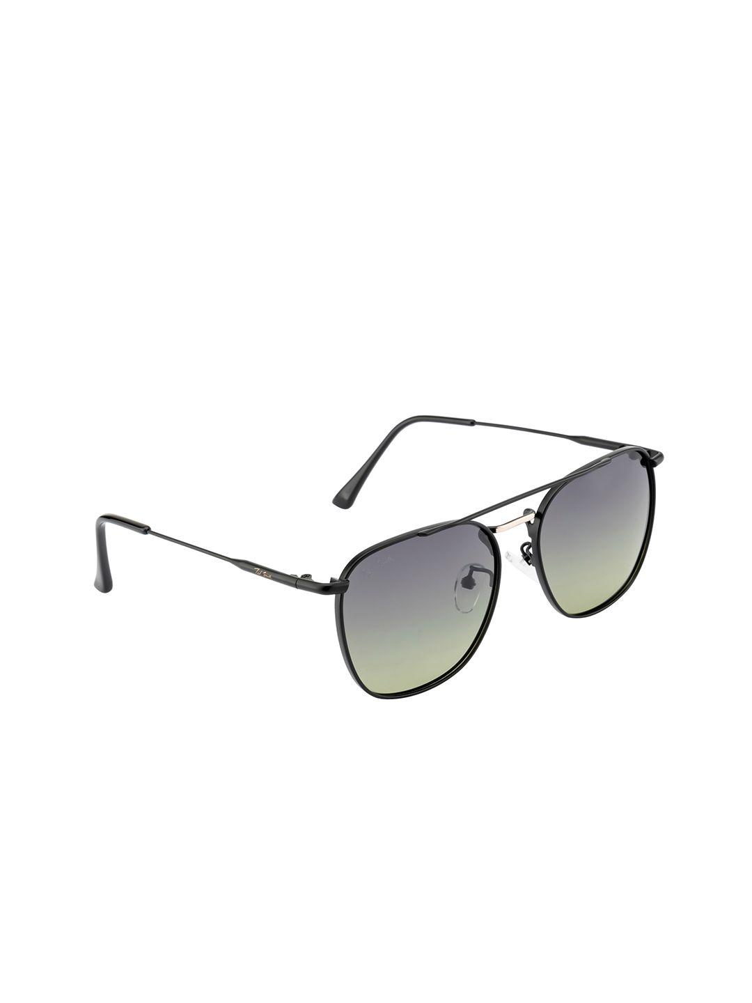 ted smith unisex square sunglasses with uv protected lens