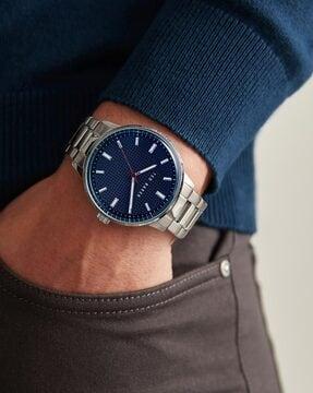 ted baker analog blue dial analogue watch