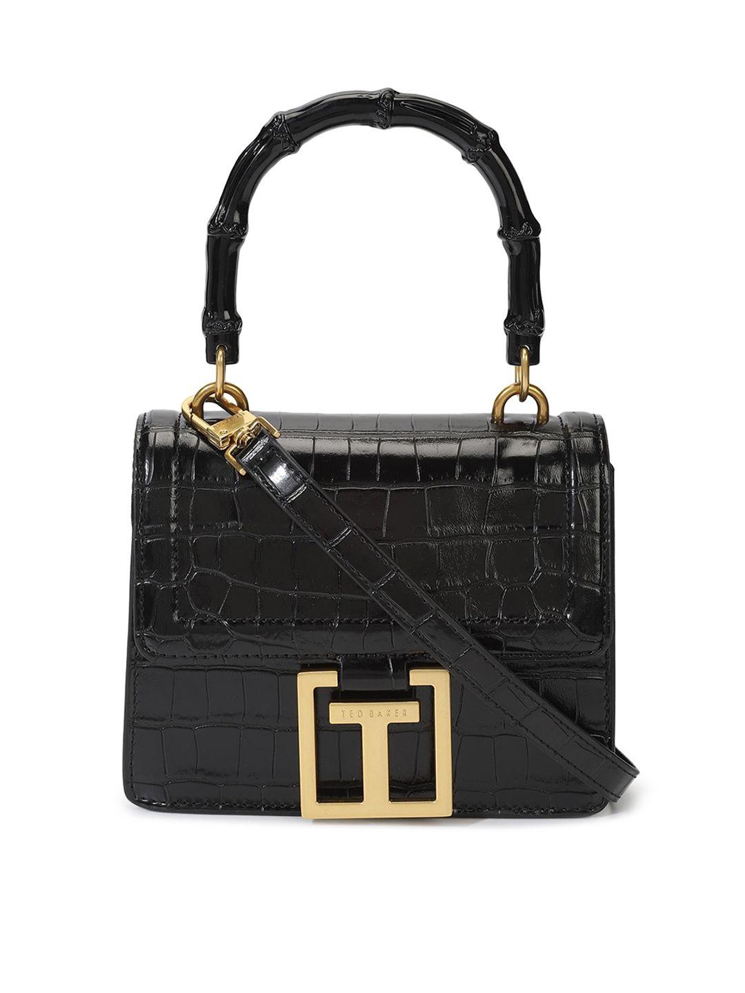 ted baker black pu fashion