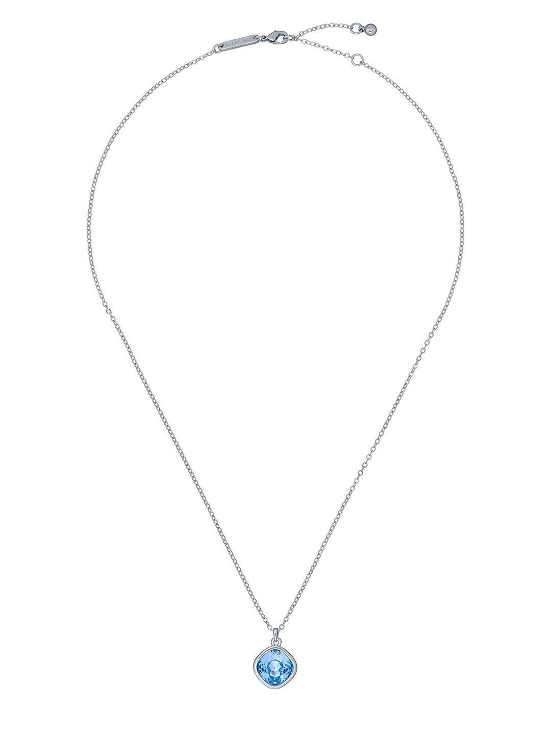 ted baker crystal studded pendant with chain