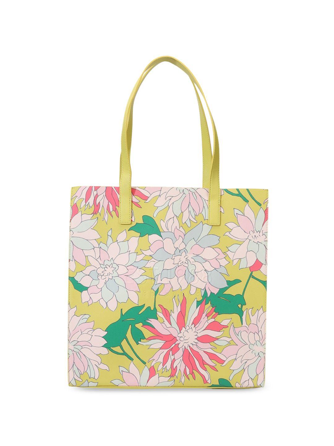 ted baker floral printed shopper tote bag
