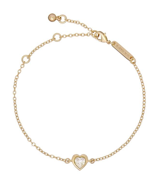 ted baker gold hansa crystal heart bracelet