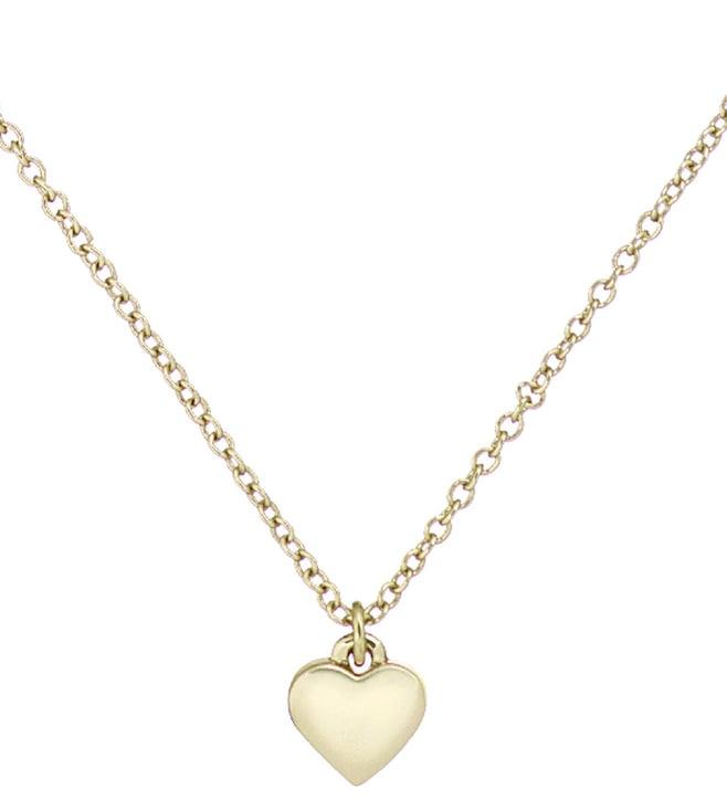 ted baker gold hara tiny heart pendant with chain