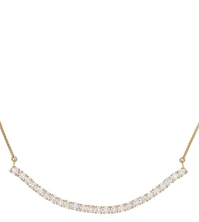 ted baker gold xmas23 mellri icon crystal necklace