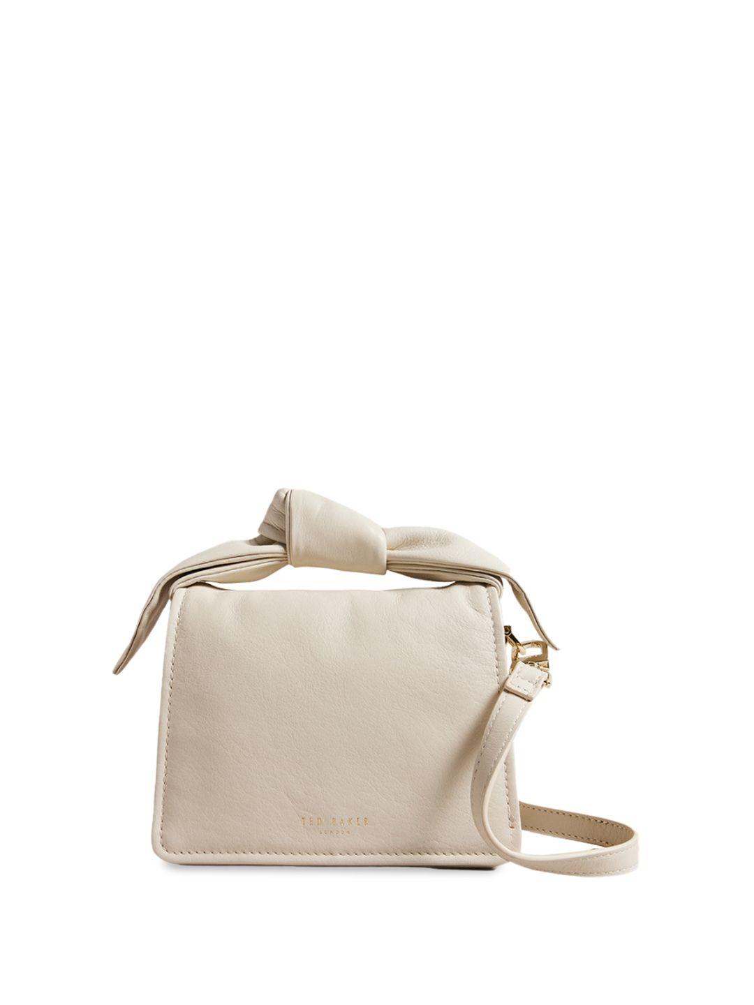 ted baker leather structured crossbody sling bag