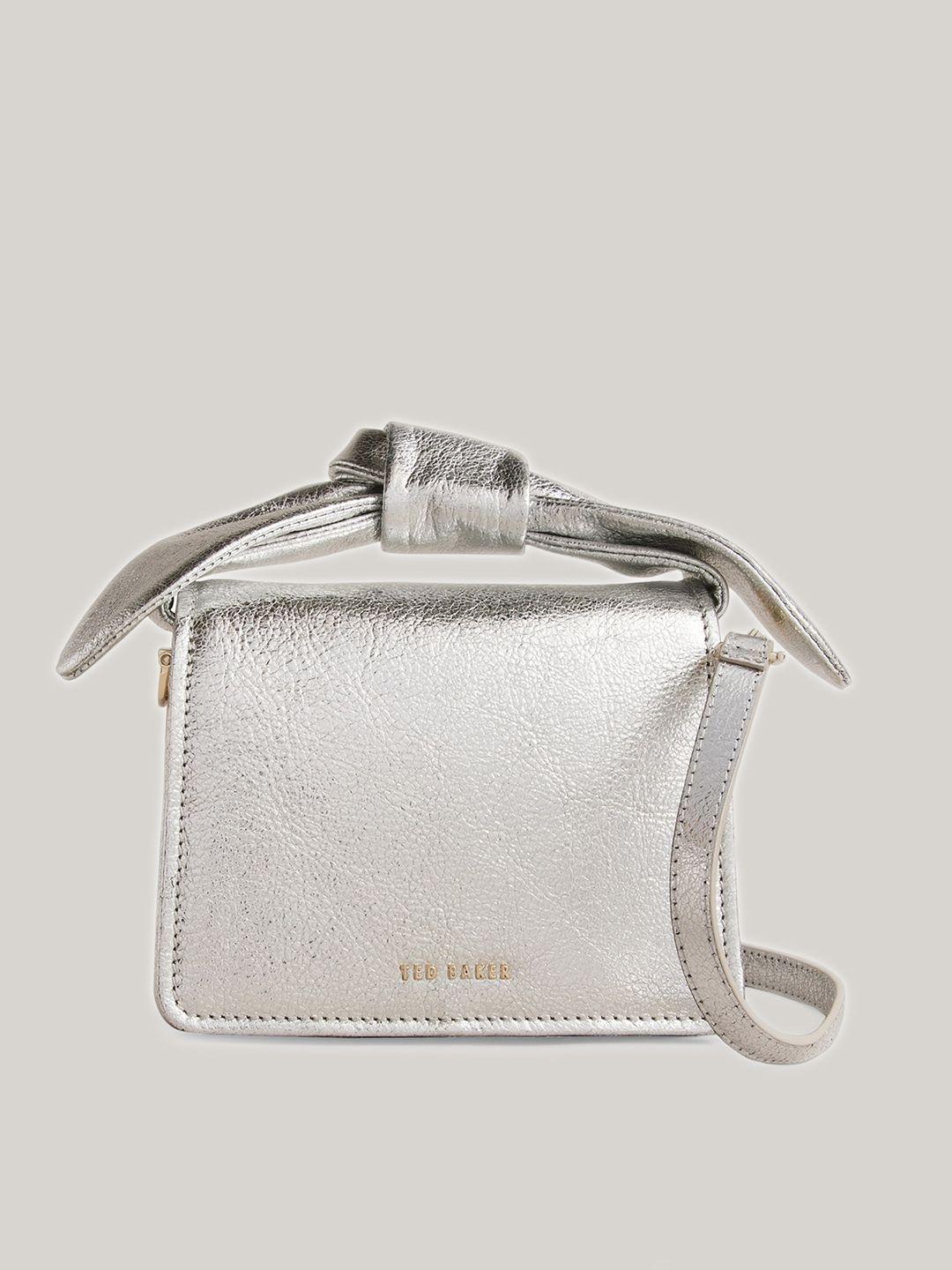 ted baker leather textured sling bag