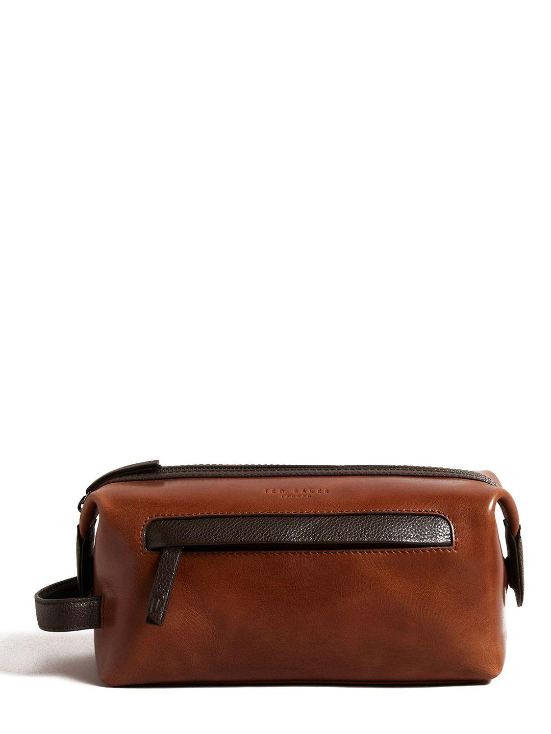 ted baker leather travel accessory pouch