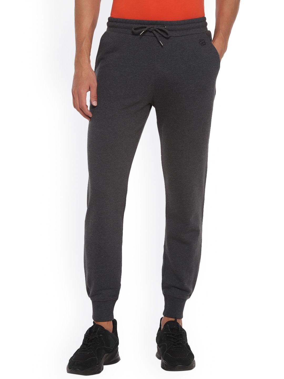ted baker men charcoal grey solid joggers