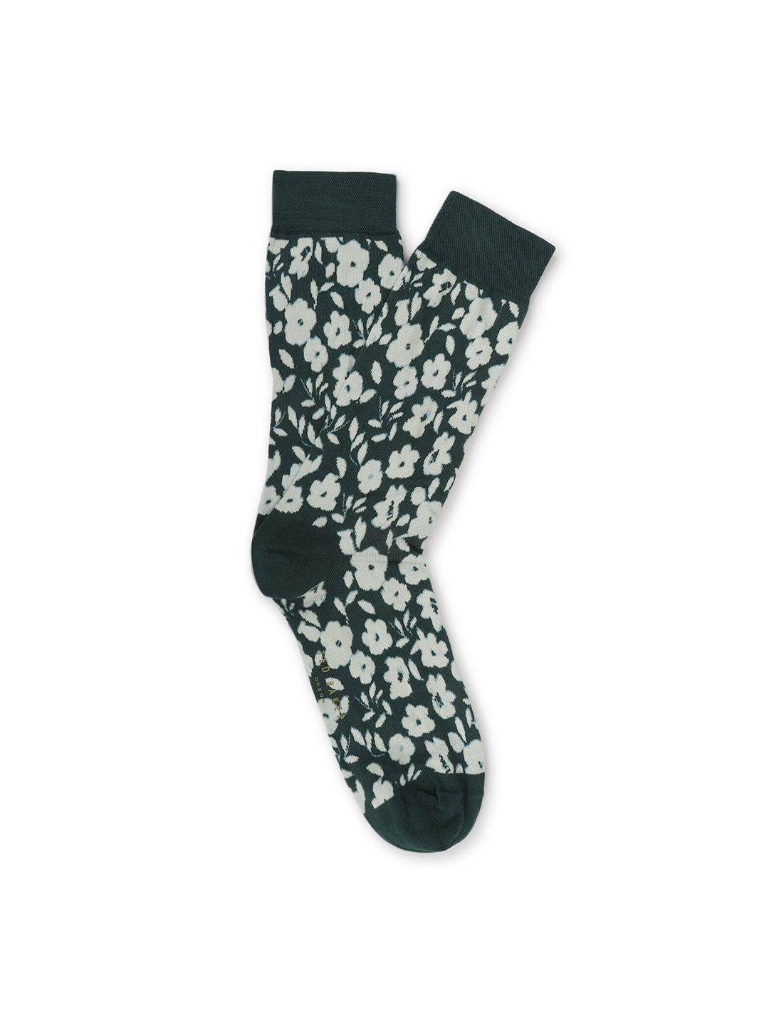 ted baker men floral pattern cotton socks