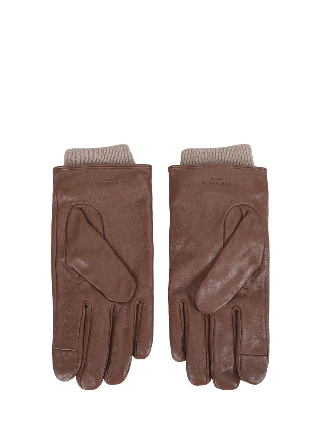 ted baker men leather gloves