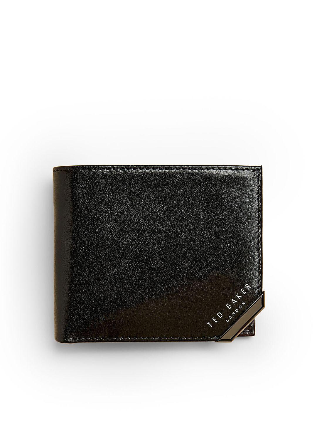 ted baker men leather two fold wallet