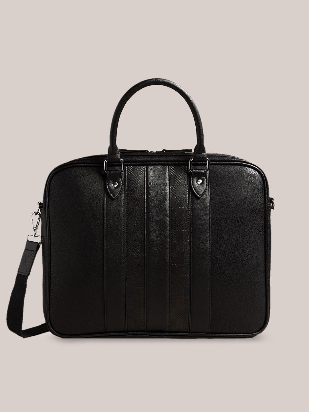 ted baker men textured laptop bag