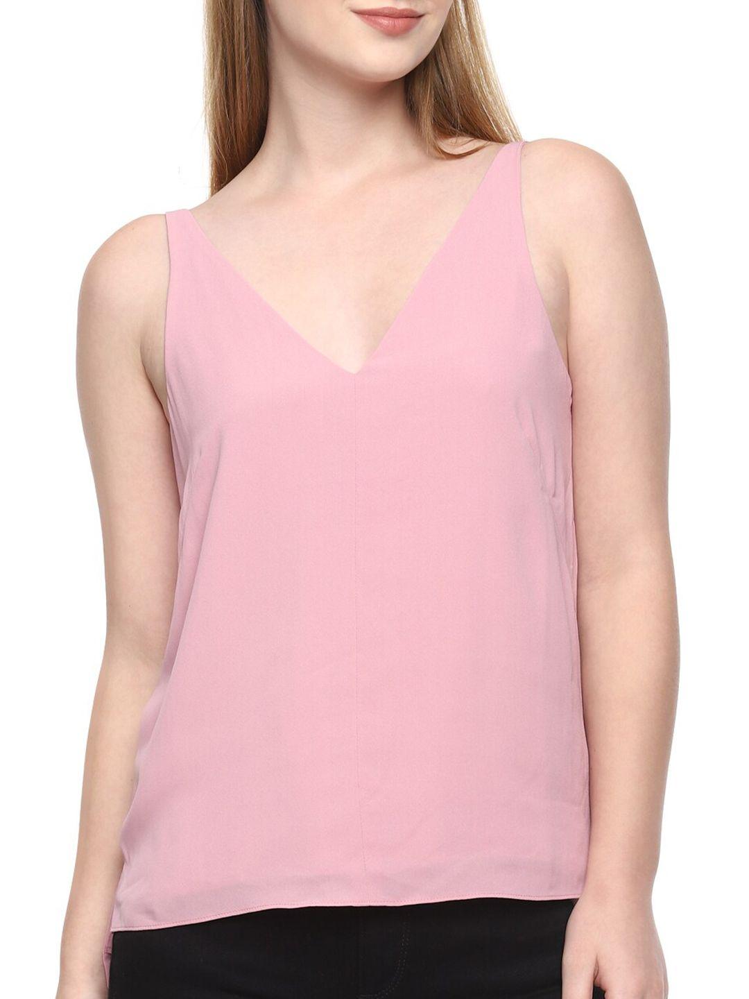 ted baker pink pure cotton tank top