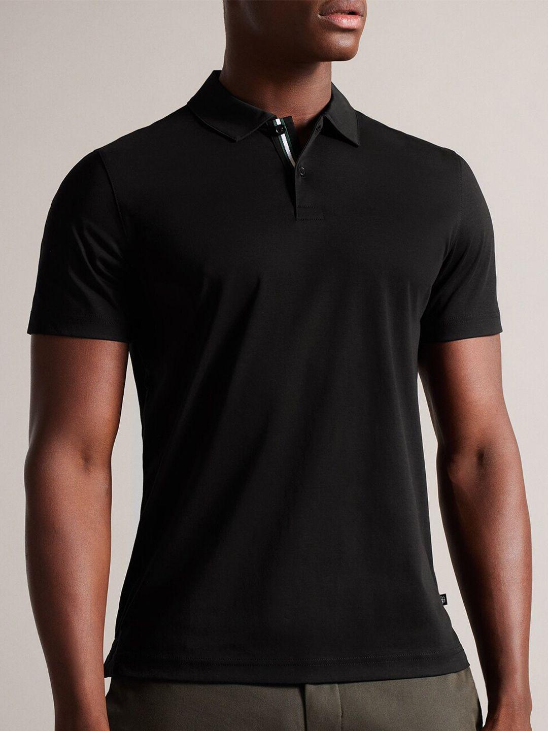 ted baker polo collar slim fit cotton t-shirt