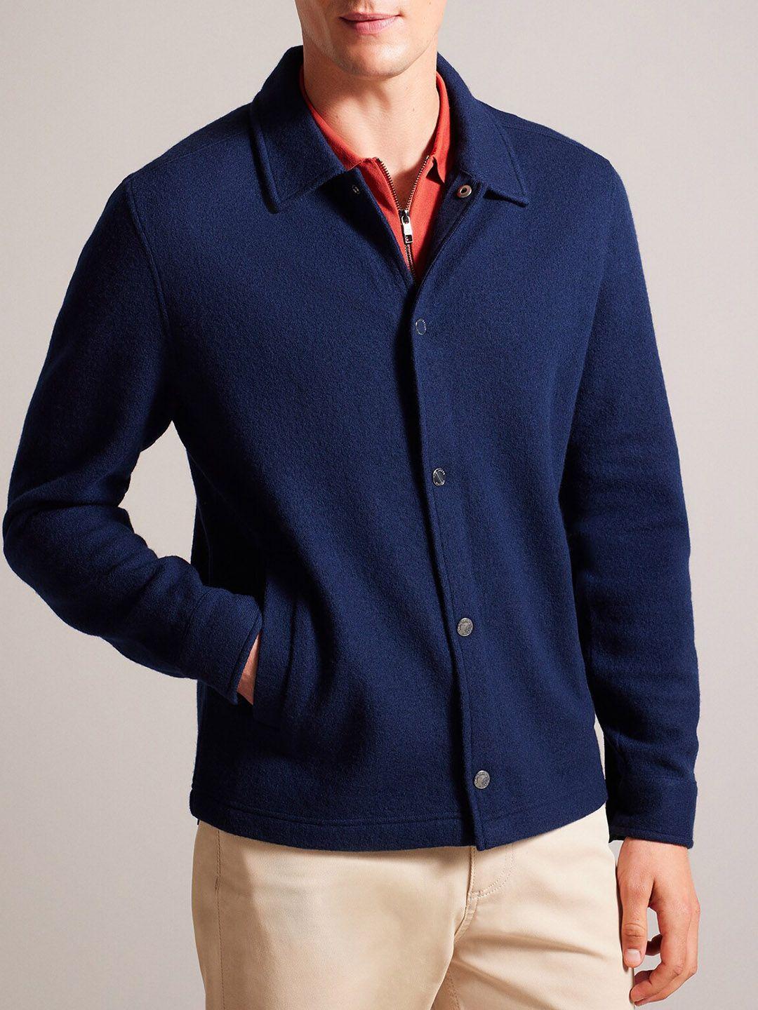 ted baker spread collar woollen tailored jacket