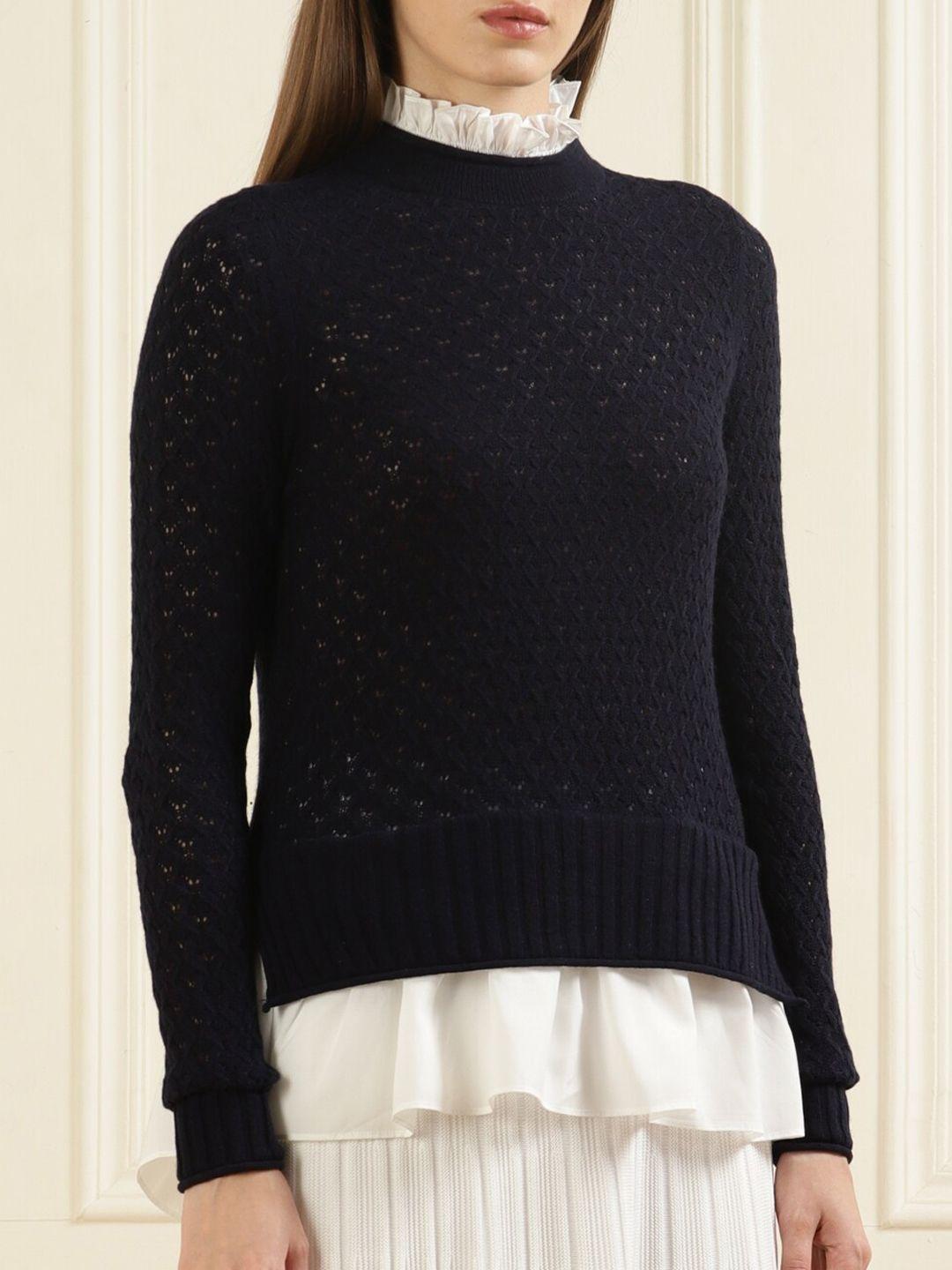 ted baker women navy blue pullover