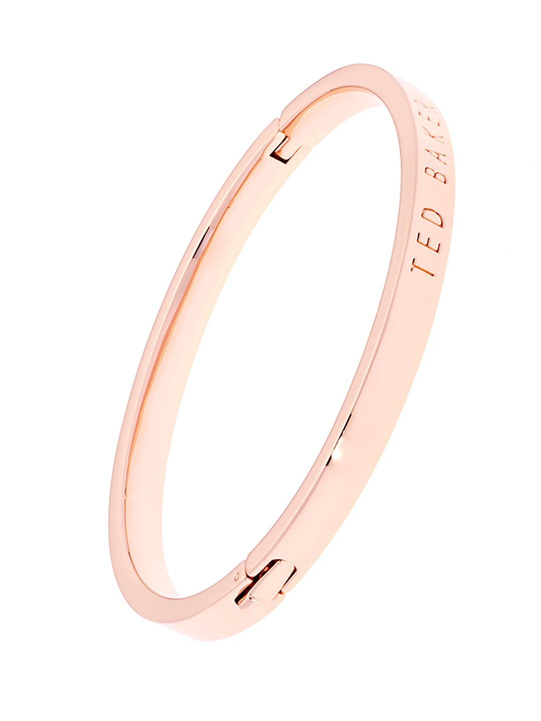 ted baker women rose brass bangle-style bracelet