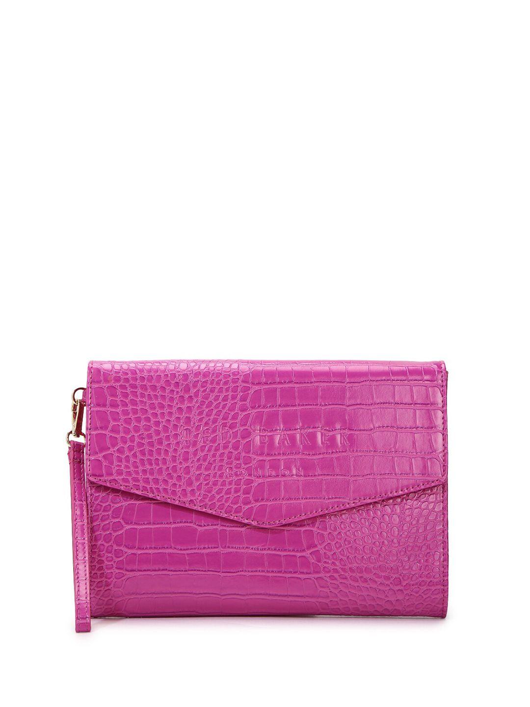 ted baker women textured envelope wallet