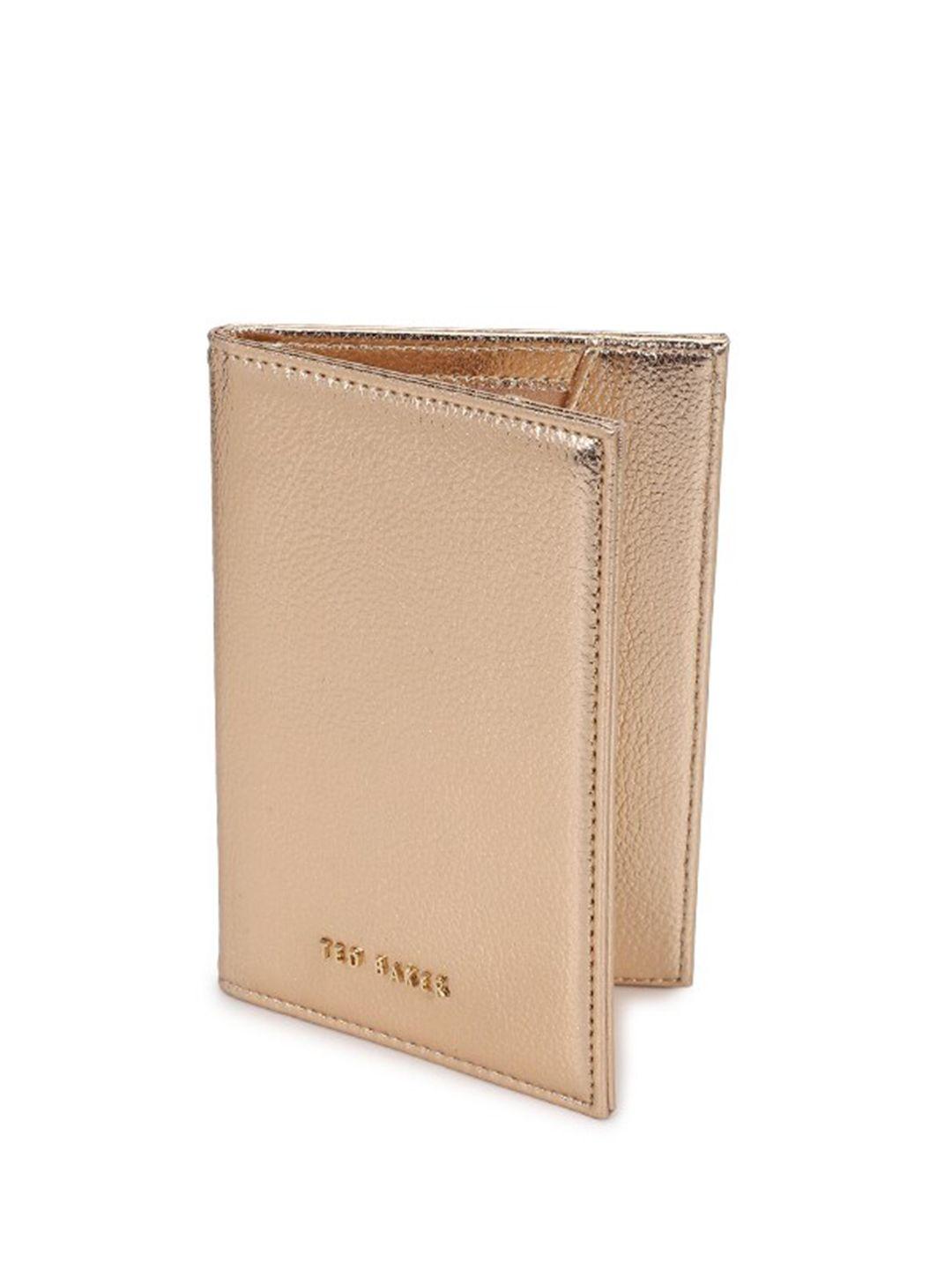 ted baker women textured passport holder