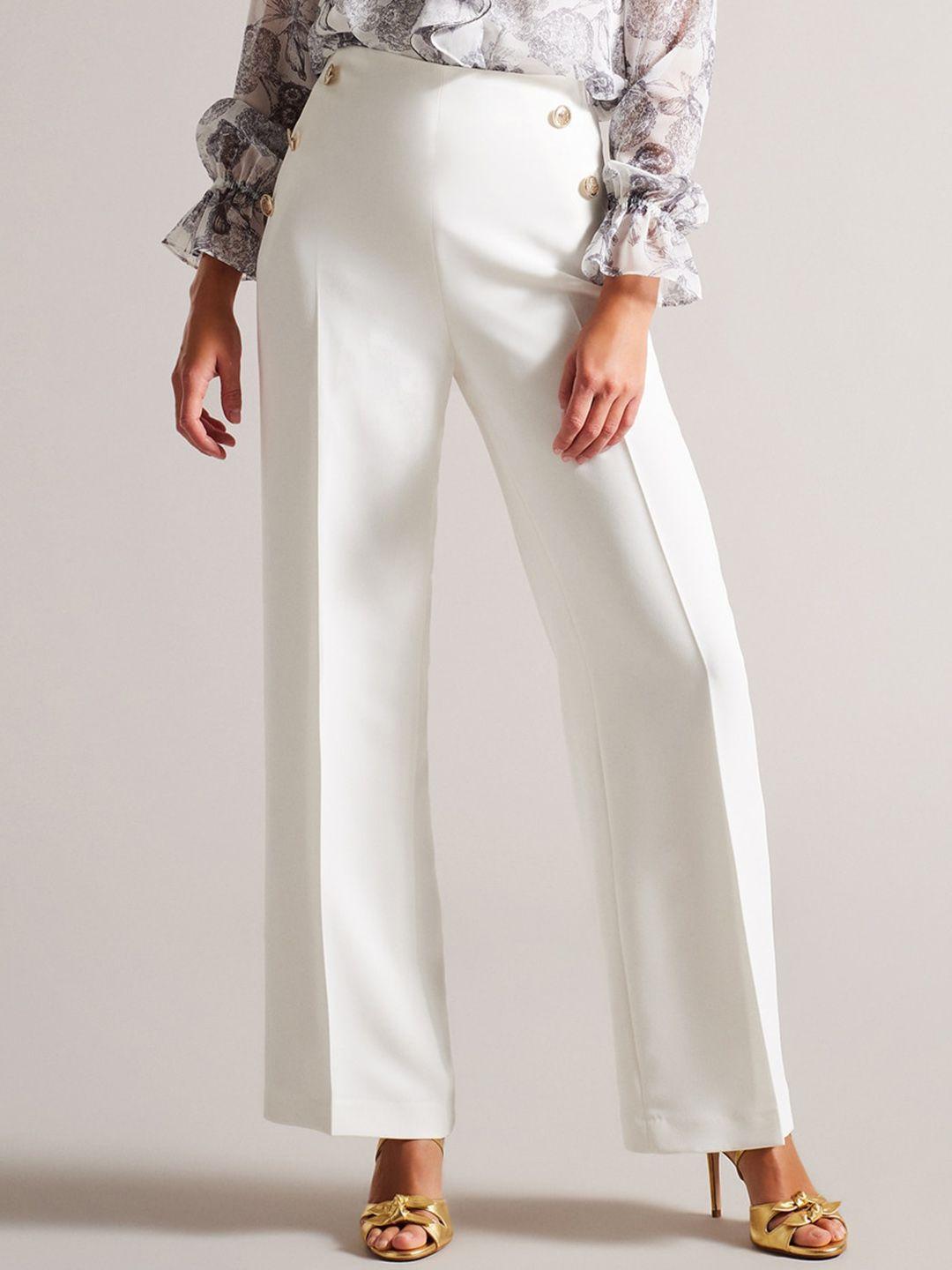 ted baker women white culottes trousers