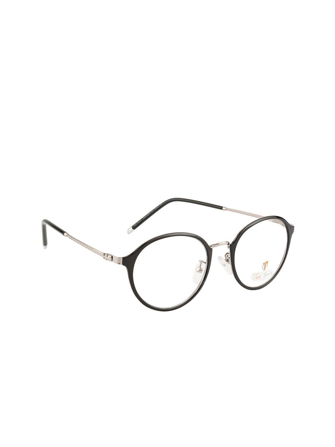 ted smith adult black full rim round frames