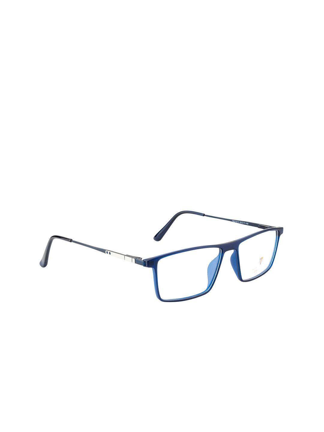 ted smith adult blue & white full rim wayfarer frames