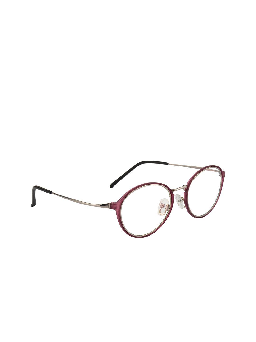 ted smith adult purple full rim round frames eyeglasses