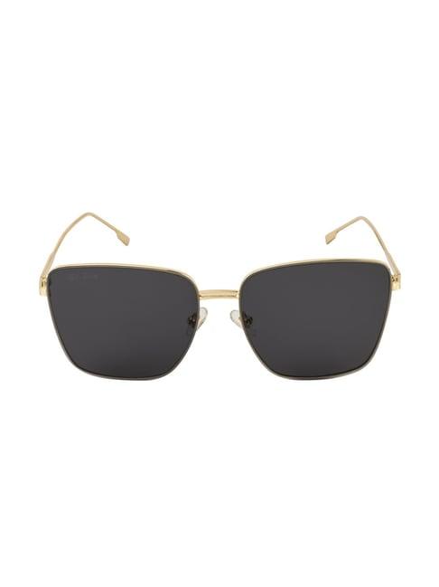 ted smith beuniq_c1 black square sunglasses