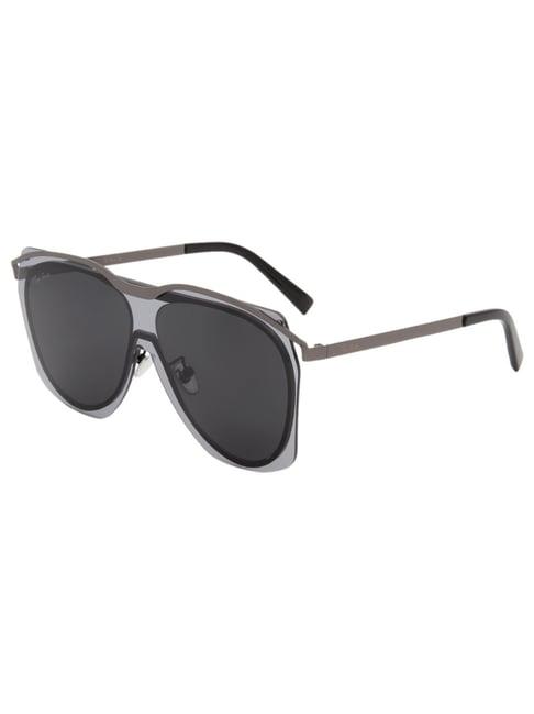 ted smith black aviator uv protection unisex sunglasses