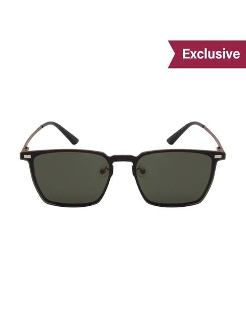 ted smith black wayfarer polarized unisex sunglasses