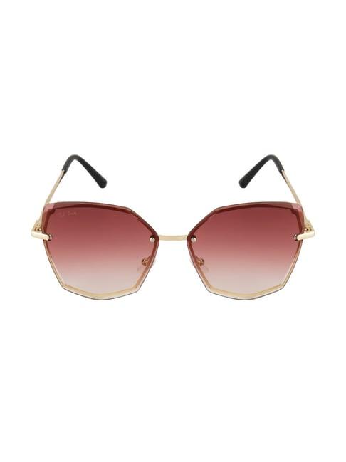 ted smith diamonty_gld-pink brown gradient butterfly sunglasses