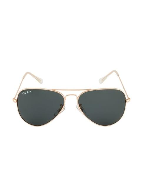 ted smith grey aviator unisex sunglasses