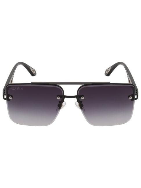 ted smith grey aviator uv protection unisex sunglasses