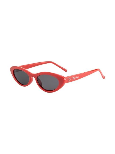 ted smith grey cat eye sunglasses for women