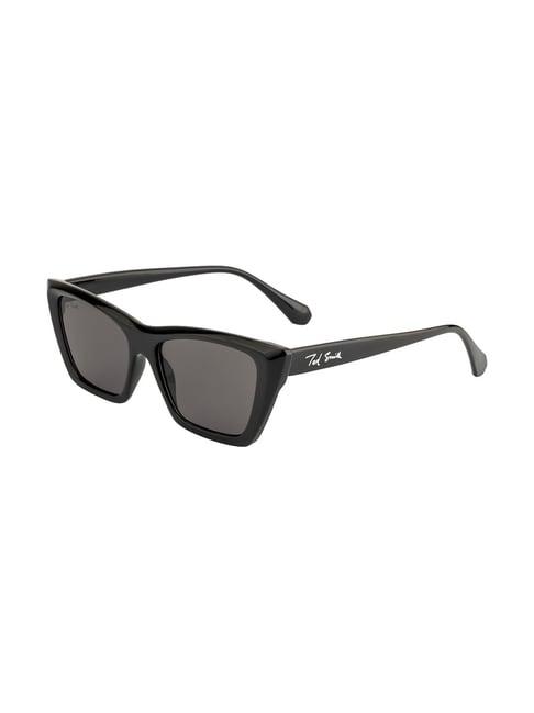 ted smith grey cat eye sunglasses for women