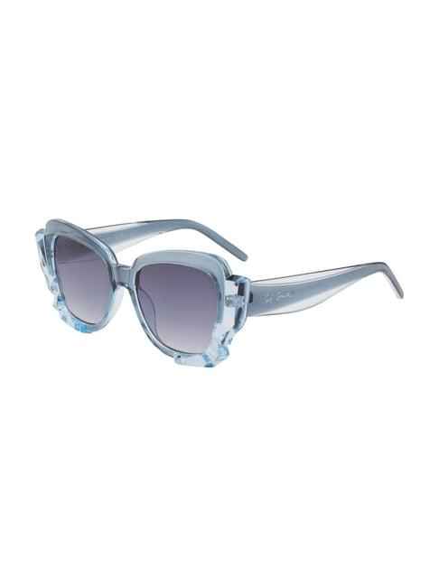 ted smith grey cat eye uv protection sunglasses for women