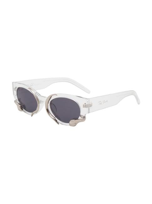 ted smith grey cat eye uv protection sunglasses for women