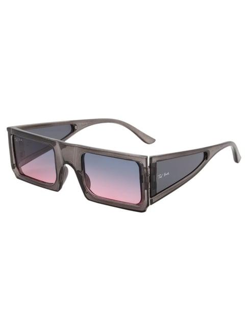 ted smith grey shield uv protection unisex sunglasses