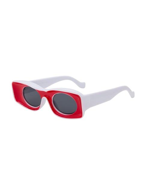 ted smith grey square uv protection unisex sunglasses