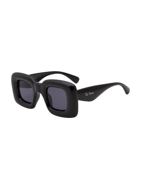 ted smith grey square uv protection unisex sunglasses