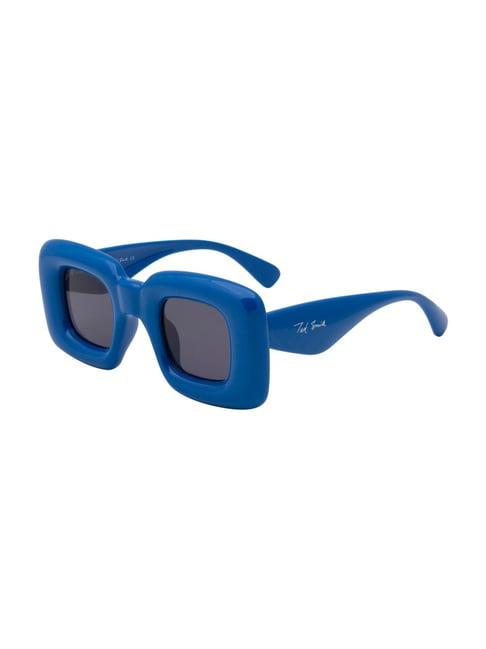 ted smith grey square uv protection unisex sunglasses