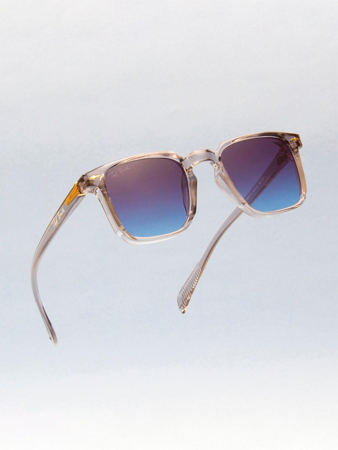 ted smith lens & square sunglasses with uv protected lens walter_c4