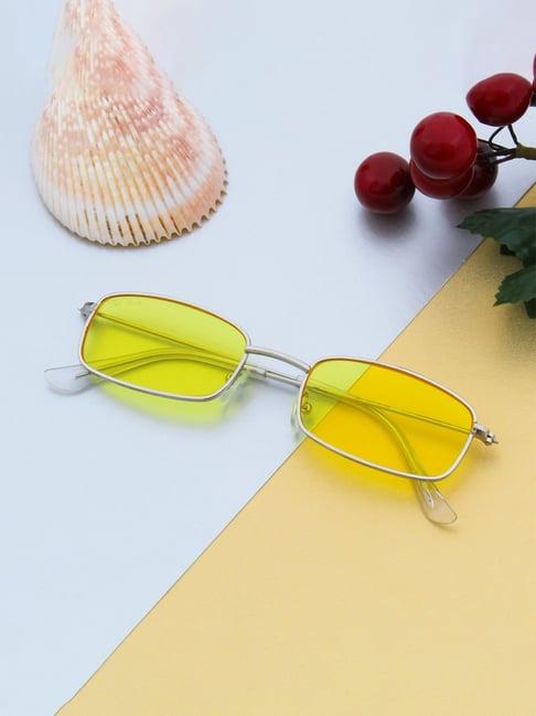 ted smith ts-candy_yell yellow rectangular sunglasses