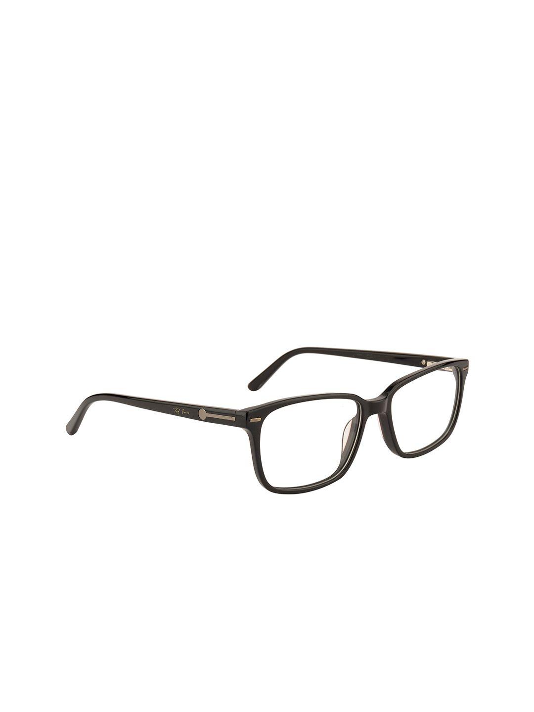 ted smith unisex black full rim wayfarer frames eyeglasses