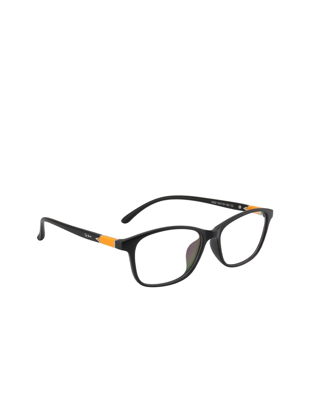 ted smith unisex black full rim wayfarer frames tsd-2002_c2