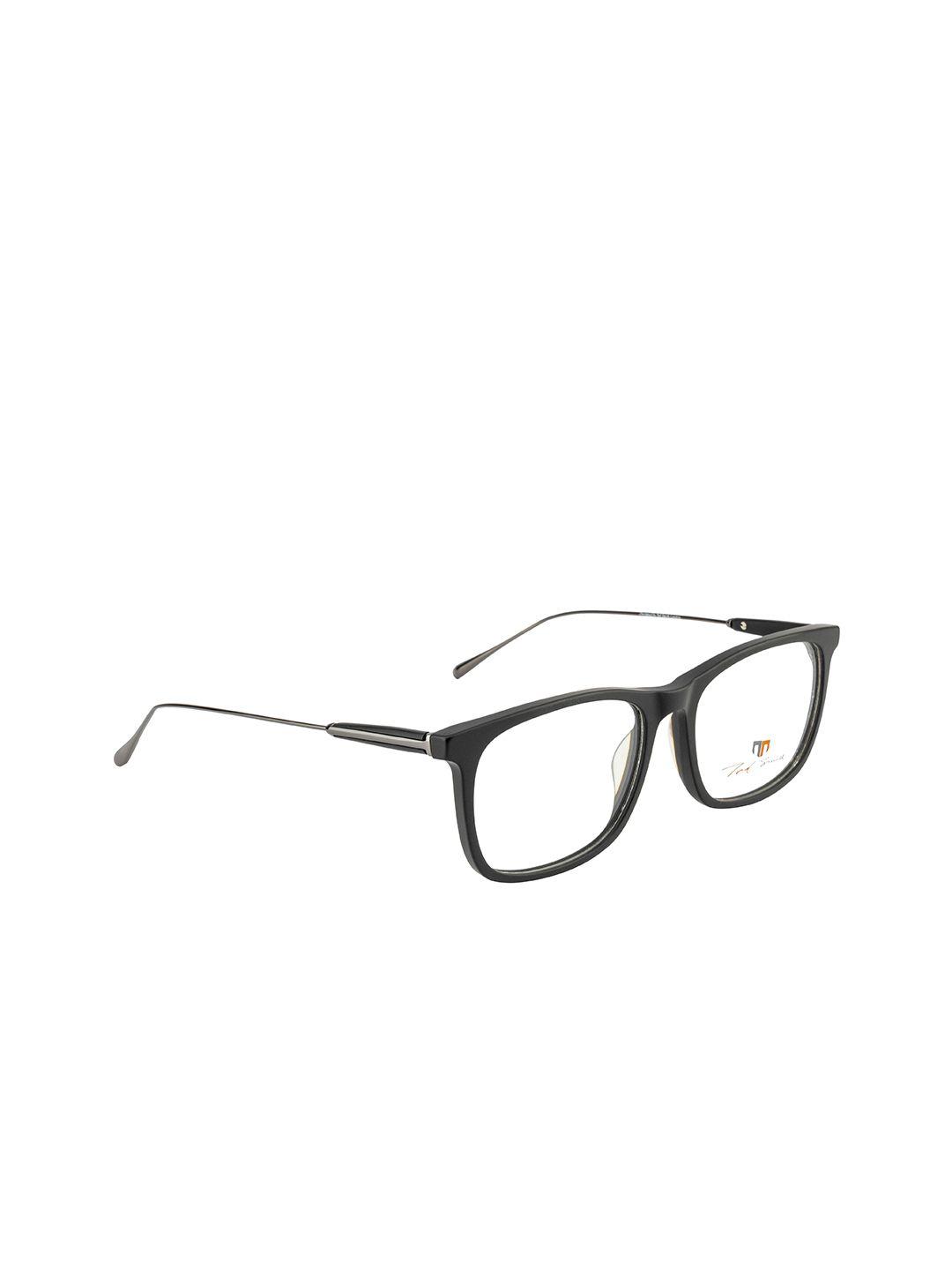 ted smith unisex black solid wayfarer frames ts-354_m.blk