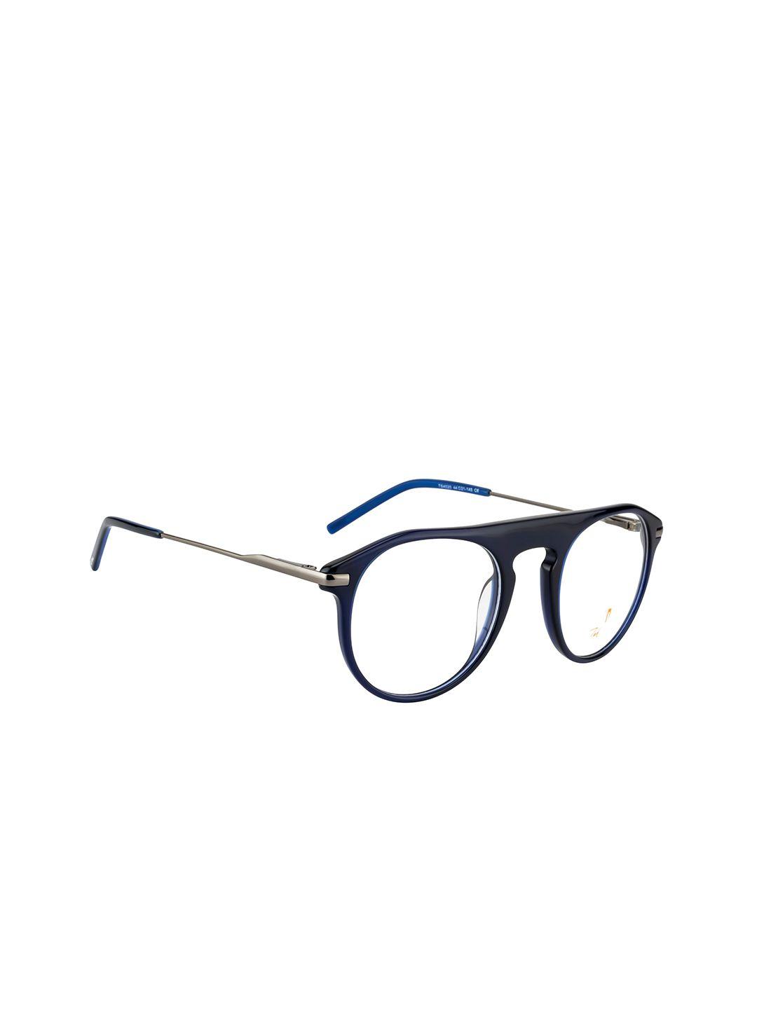 ted smith unisex blue full rim aviator frames eyeglasses