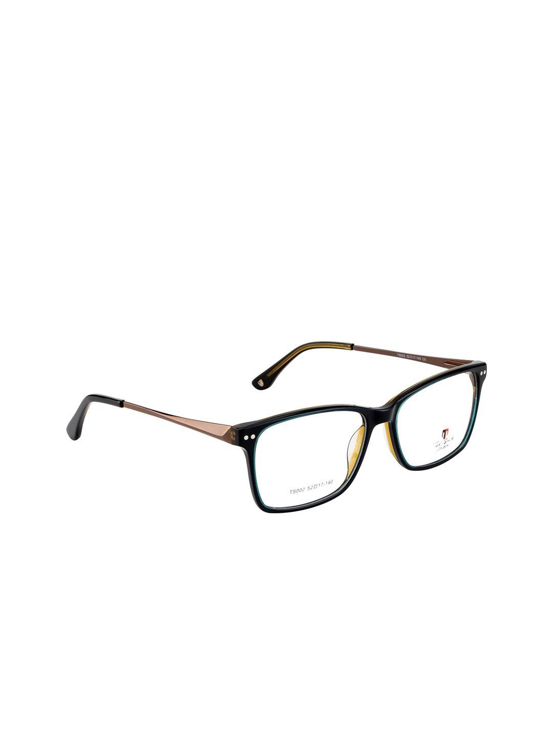 ted smith unisex brown full rim wayfarer frames