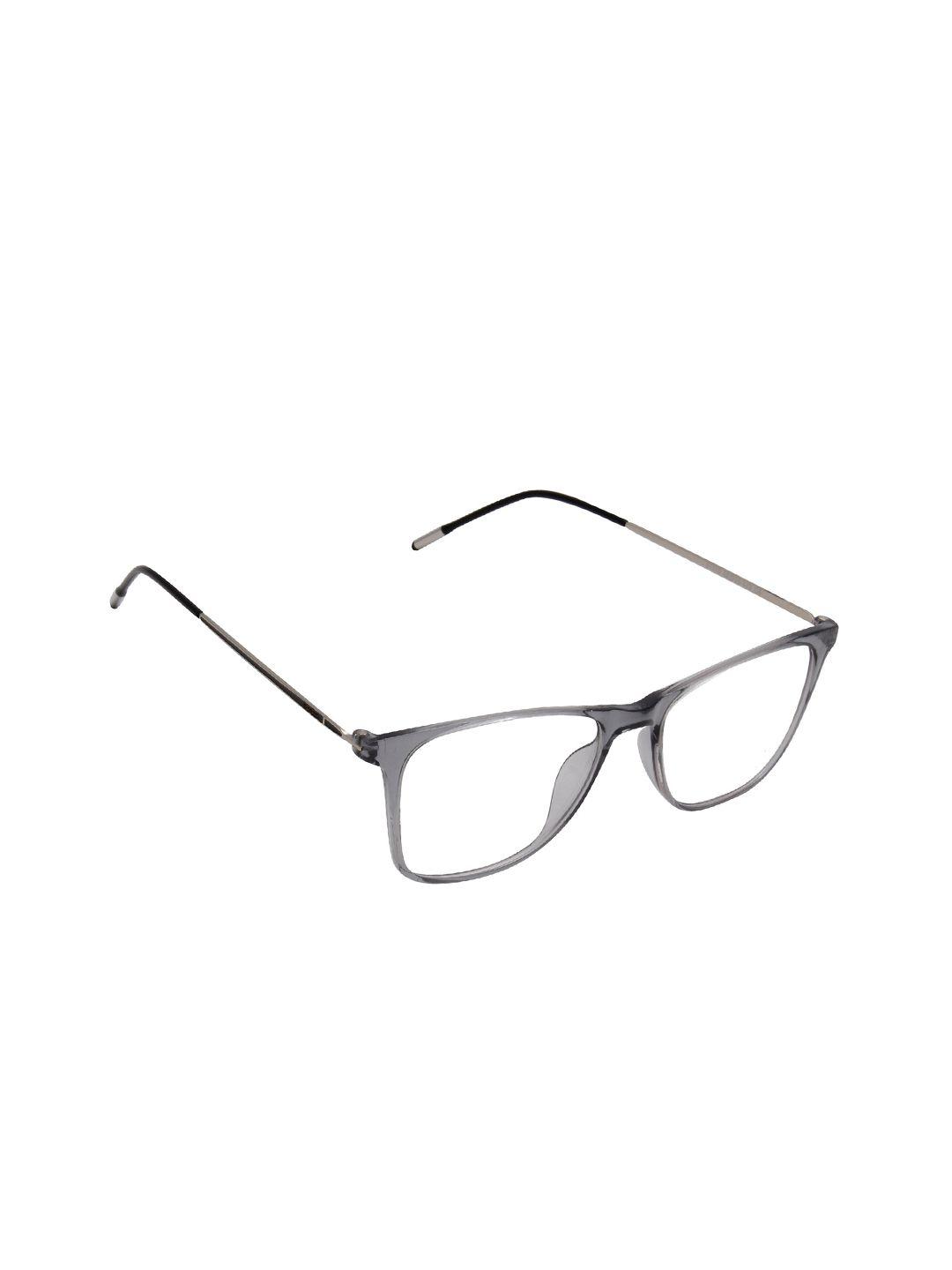 ted smith unisex grey full rim wayfarer frame