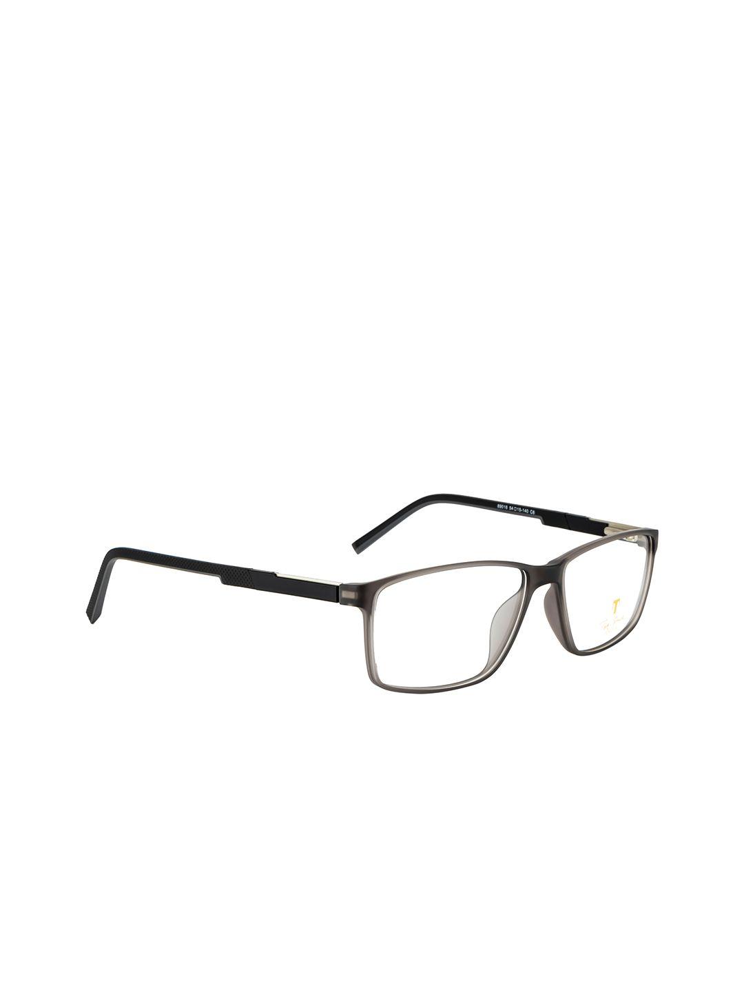 ted smith unisex grey full rim wayfarer frames ts-395